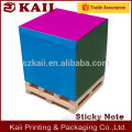 sticky notes with wooden pallet manufacturer, sticky memo pad supplier, with logo sticky notes on pallet for company promotion